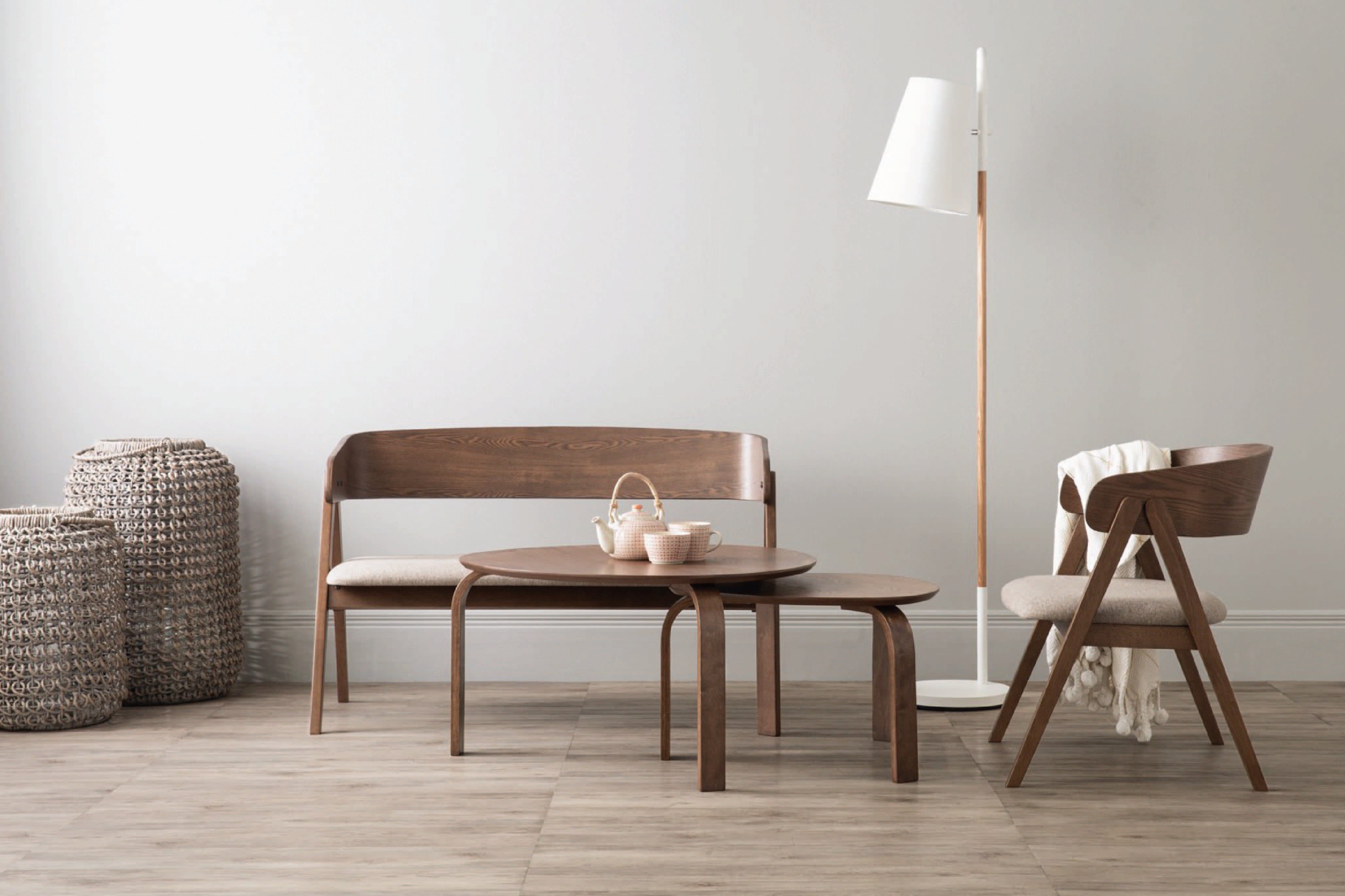 馬來西亞原裝進口實木傢俬 - NZ系列 - CARTER 兩座位休閒椅