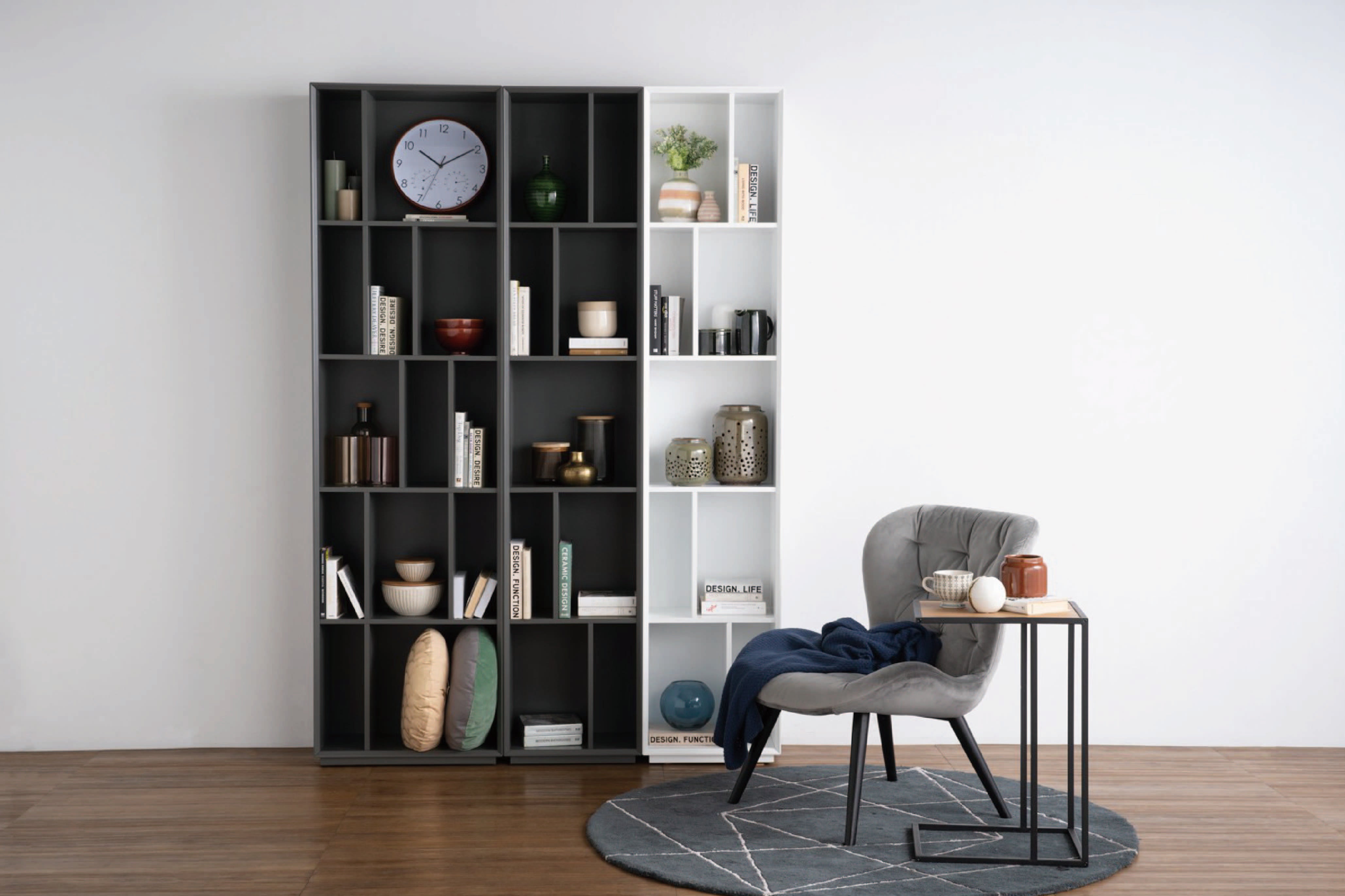 馬來西亞原裝進口實木傢俬 - LU系列 - TRISTAN高身層架櫃