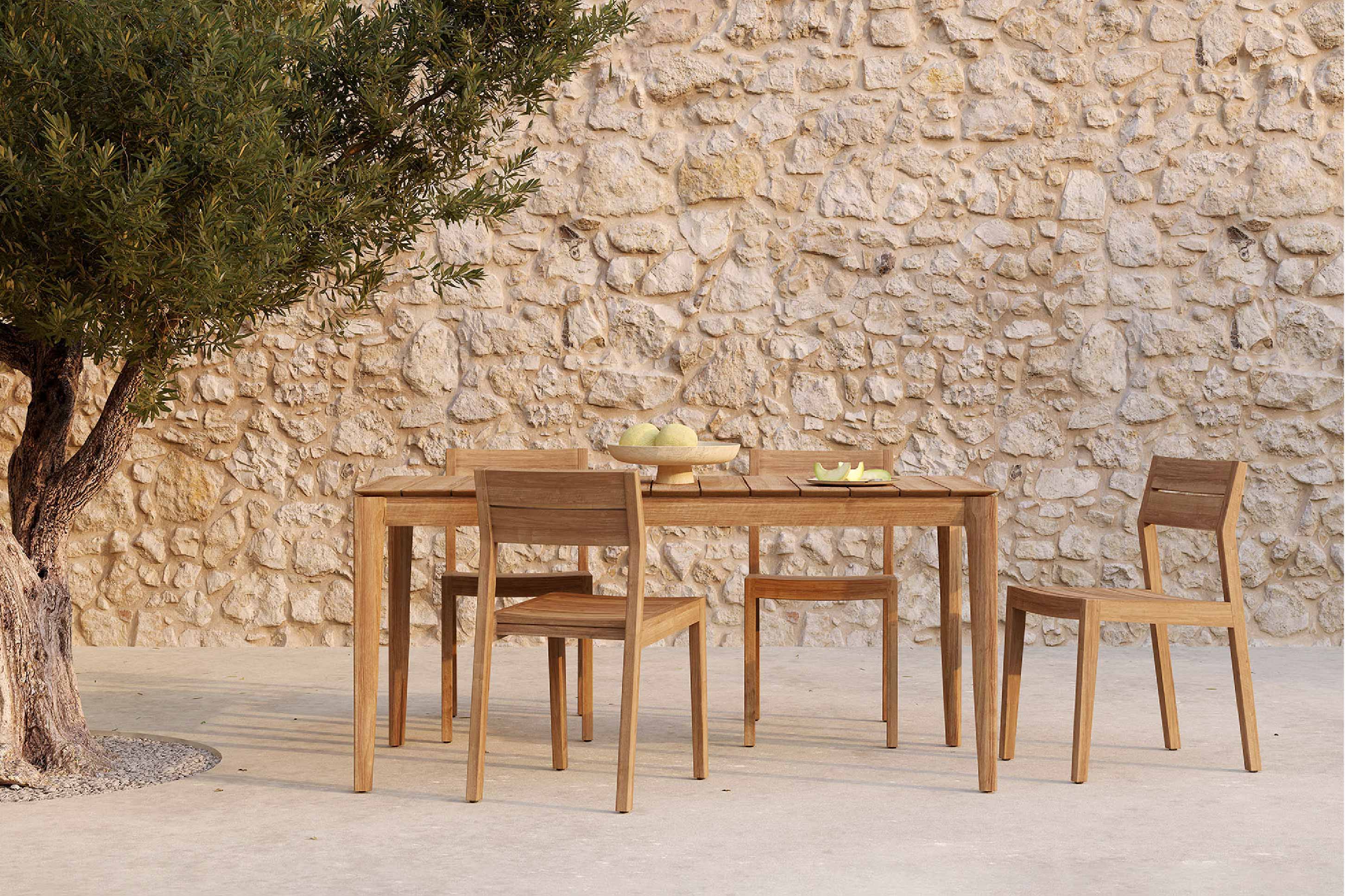 比利時原裝進口實木傢俬 - 戶外系列 - Bok系列柚木餐桌