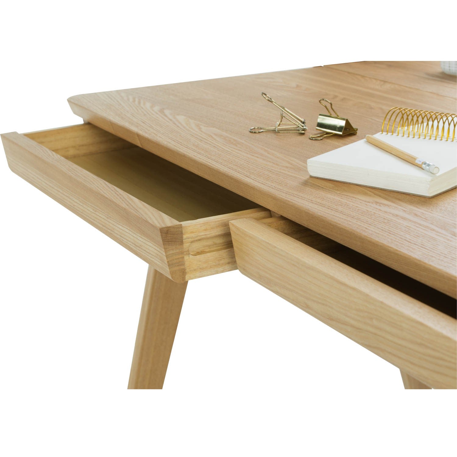 馬來西亞原裝進口實木傢俬 - LU系列 - KEIR書桌