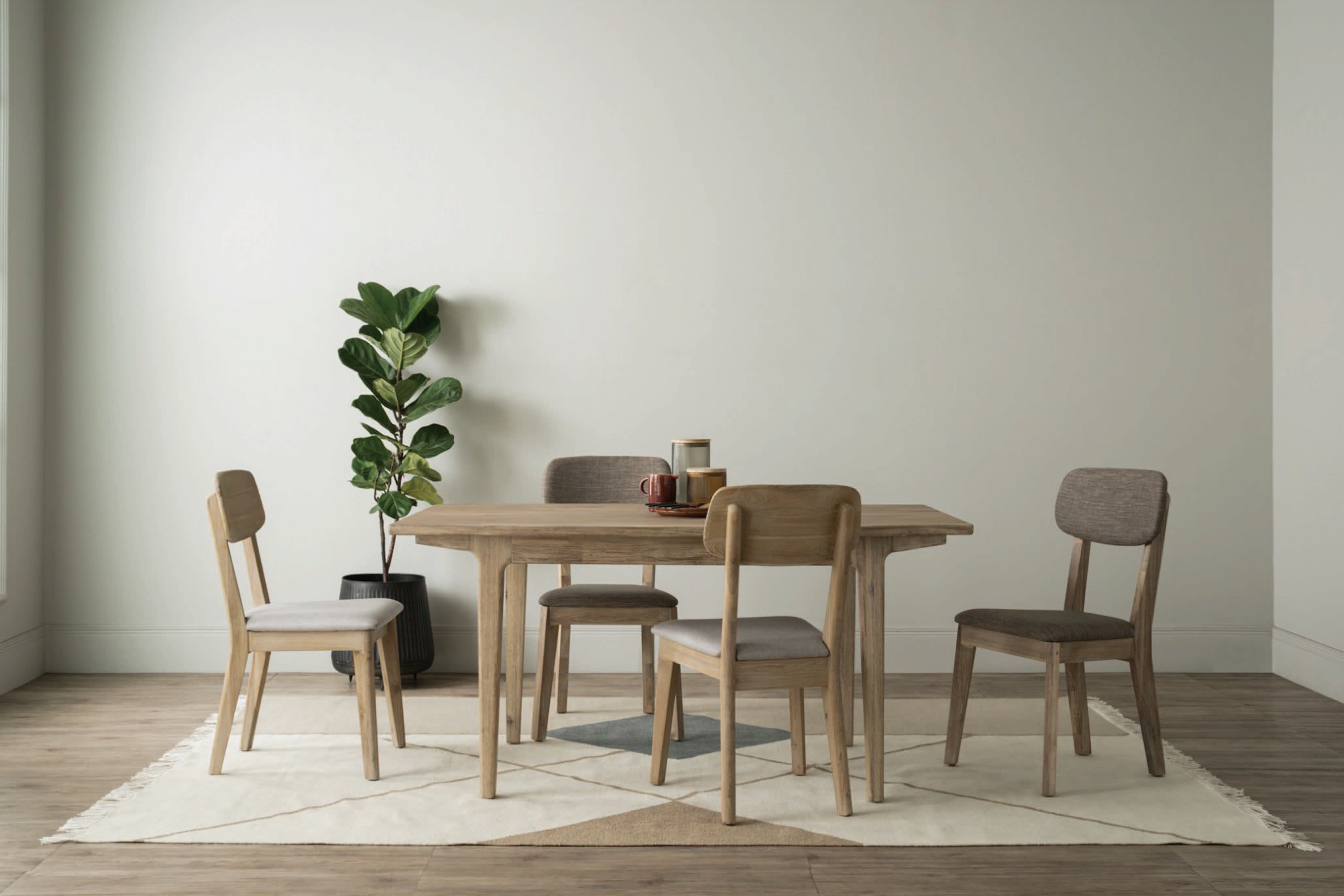 馬來西亞原裝進口實木傢俬 - F系列 - Ollie奧利餐椅