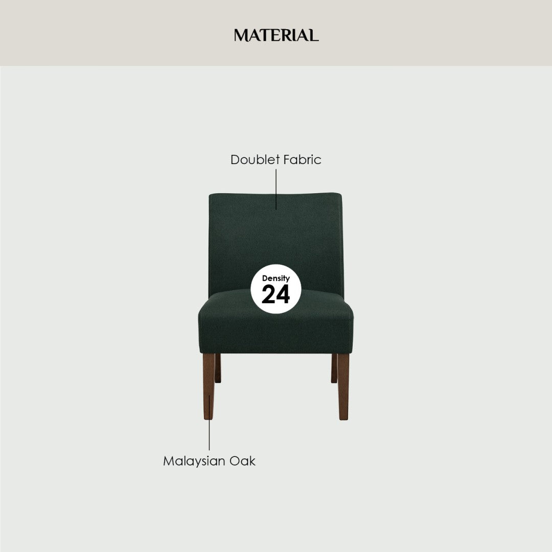 馬來西亞原裝進口實木傢俬 - NZ系列 - JOLLY休閒椅