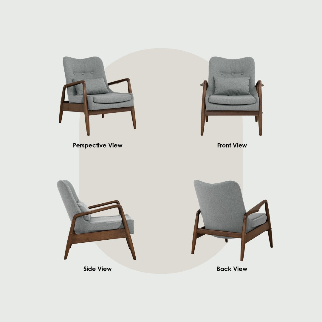 馬來西亞原裝進口實木傢俬 - NZ系列 - SCENIC休閒椅